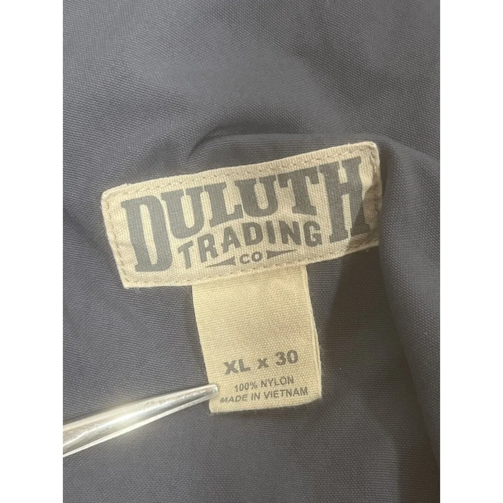 Duluth Trading Cargo Pants Mens XLx30‎ Blue Workwear Hiking Utility